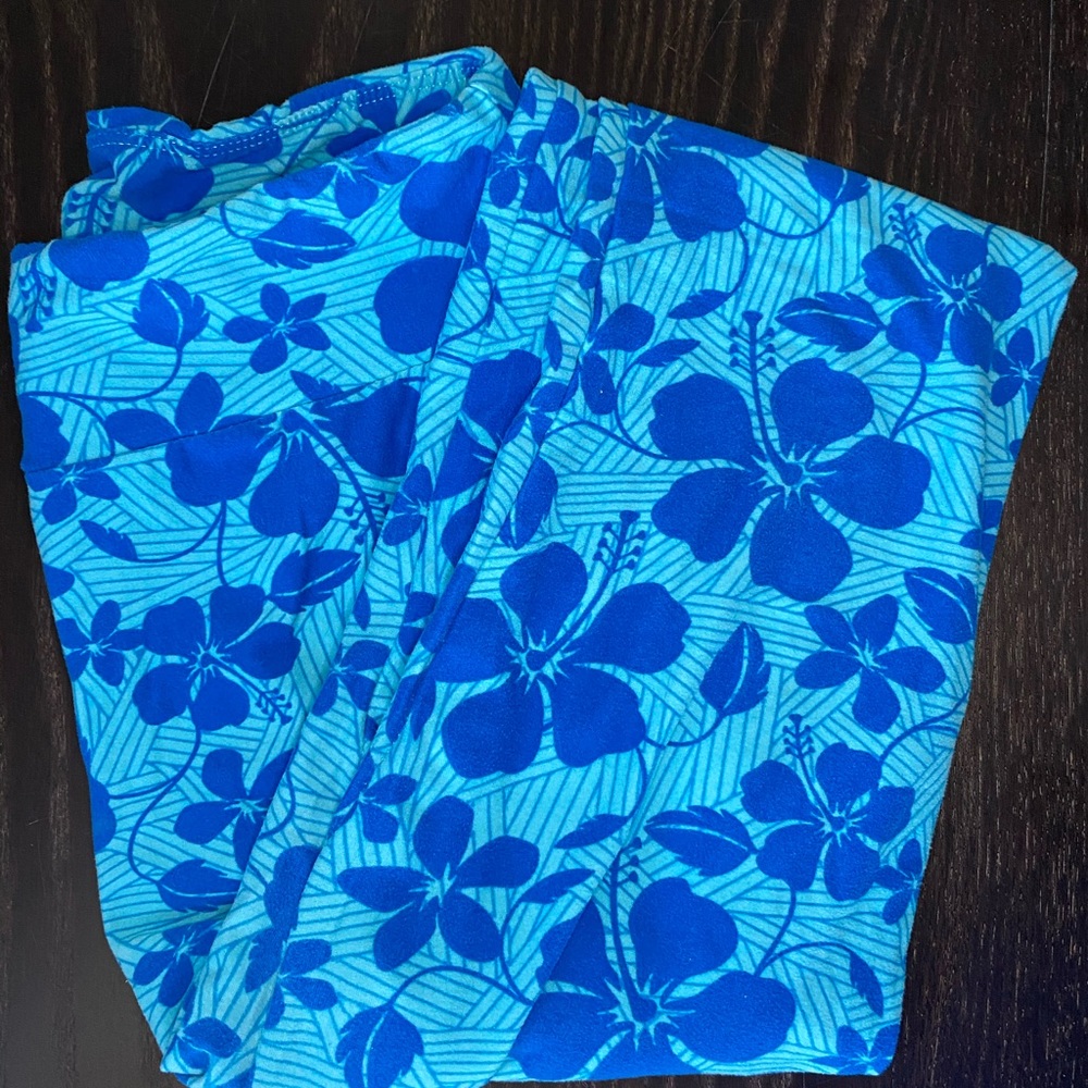 LulaRoe leggings Blue